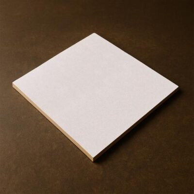 Plain Punch Floor Tile TL 05345 D Strada Terra Starry White 16 inch x 16 inch Vitrified Punch Matte Finish - 12 mm | Suitable for Parking, Balcony, Courtyard, Patio, Terrace
