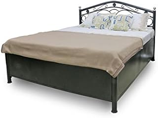 Royal Interiors Castriyo Metal Cot Single Size Bed with Foam Mattress and with Hydraulic Storage for Bedroom Living Room Furniture Cot for Home (75"x48")
