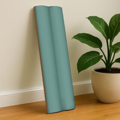 Subway Fluted Wall Tile TL 04961 Piedra Blue Bliss 12 x 3 inch Ceramic Matte Finish - 6.5 mm | Suitable for Highlighter Walls, Foyer, Bathroom, Kitchen Wall & Backsplashes