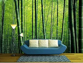 UK INTERIOR DESIGN 3D Wall Sticker Bamboo Wallpaper for Home Decor Office Living Room Bedroom Hall Kids Room Play Room HD Quality 12x14 ft.