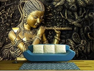 UK INTERIOR DESIGN 3D Wall Sticker Flute Wallpaper for Home Decor Office Living Room Bedroom Hall Kids Room Play Room HD Quality 12x12 ft.