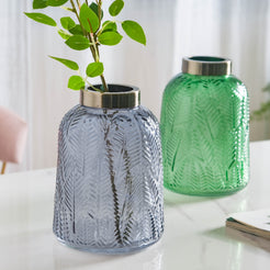 Large Bottle Glass Vase