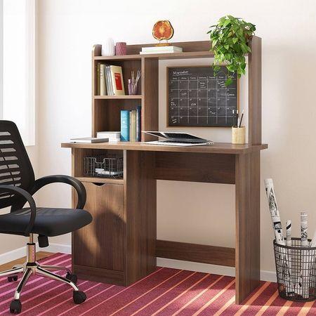 Bond Engineered Wood Study Table in Classic Walnut Finish