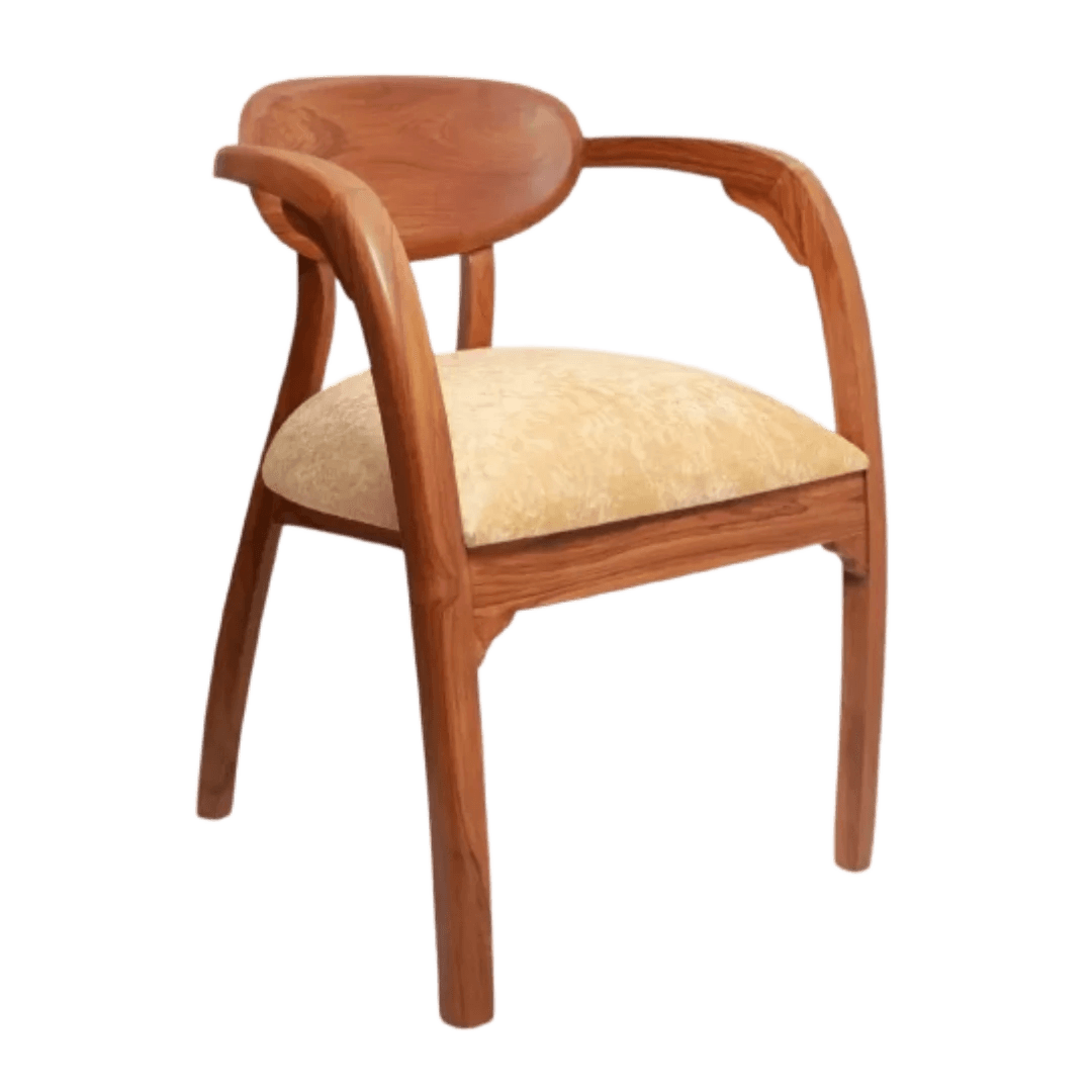 Abetos Teak Wood Arm Chairs