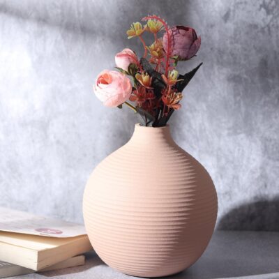Bella Enamel Vase | Elegant Flower Vase for Home Decor | Vase for Office Decor