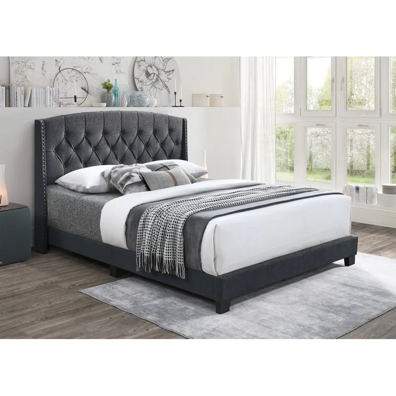 Micael Upholstered Panel Bed