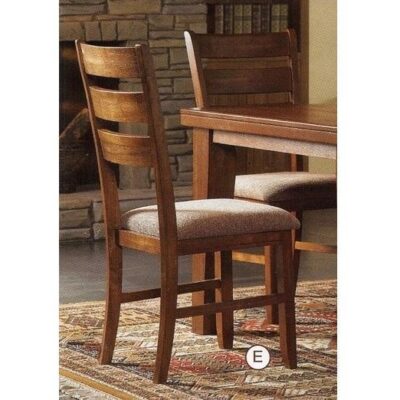 MODERN WOODEN DINING CHAIR WITH SEAT CUSHION !
