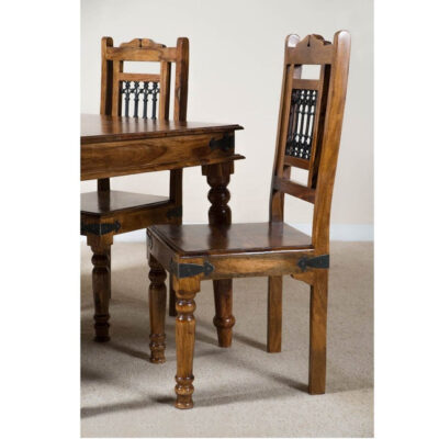 SOLID SHEESHAM WOOD CHAIR ( 45X46X105H CMS / 17.71 X 18.11 X 41.33 H INCHES)