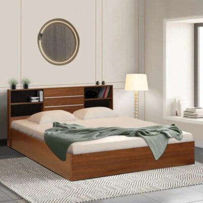 King Size Bed In Bali Teak Finish