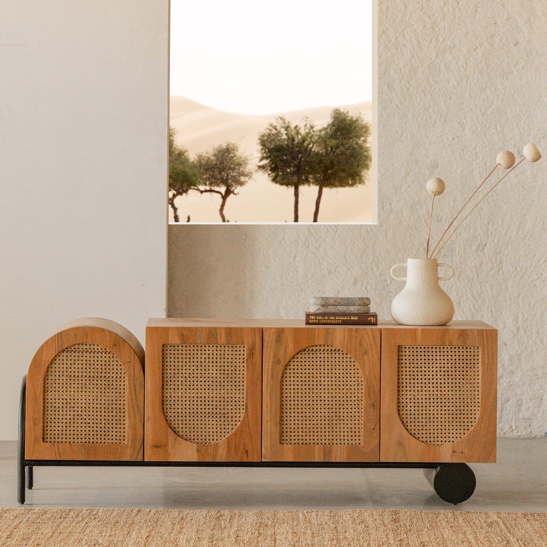 Andaman Smith TV Unit & Cabinet | TV Table and Stand For Home Decor