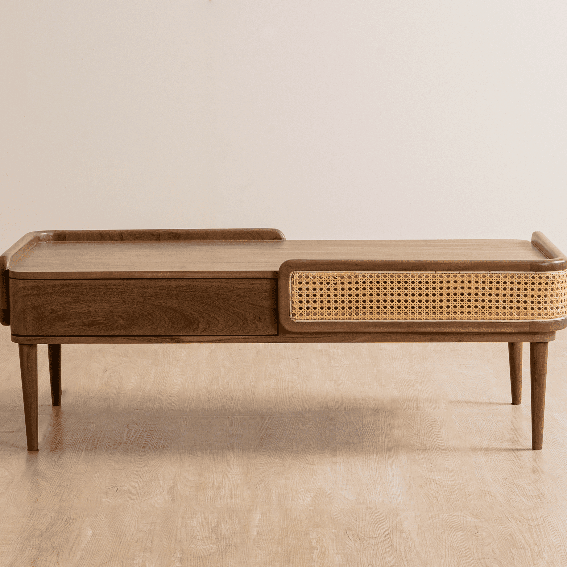 Neo Kyoto Coffee Table | Wooden Bench with Storage | Drawer Bench
