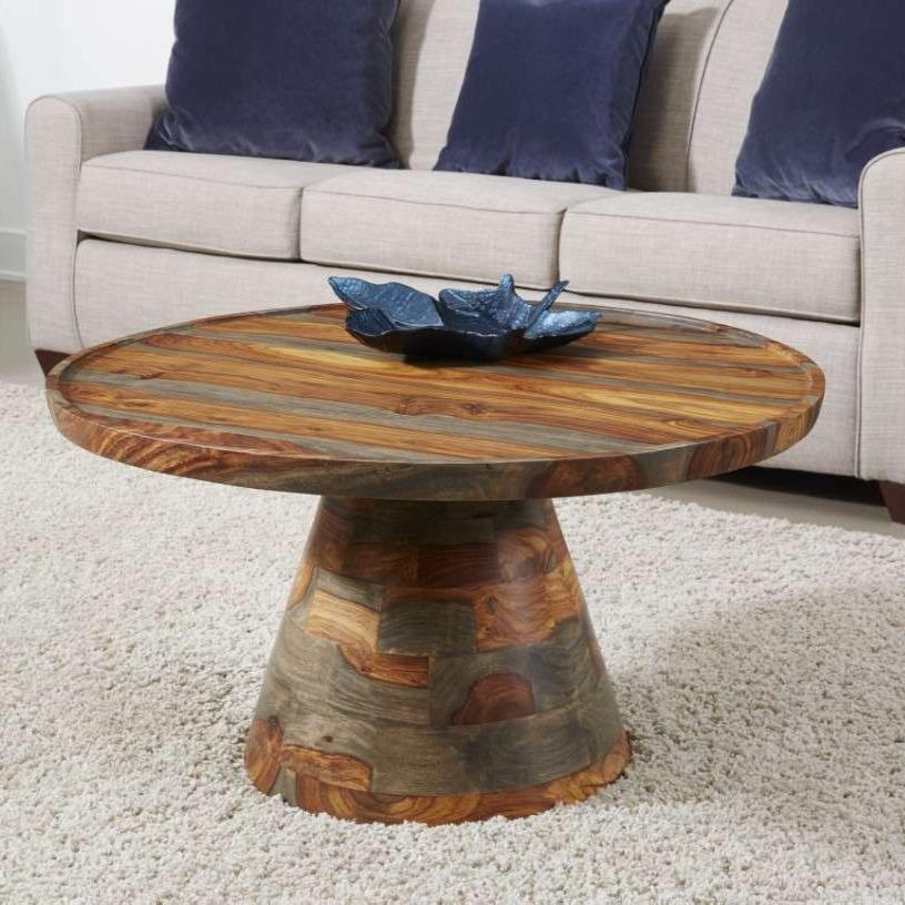 Sante Solid Sheesham Wood Coffee Table for Living Room | Center Table