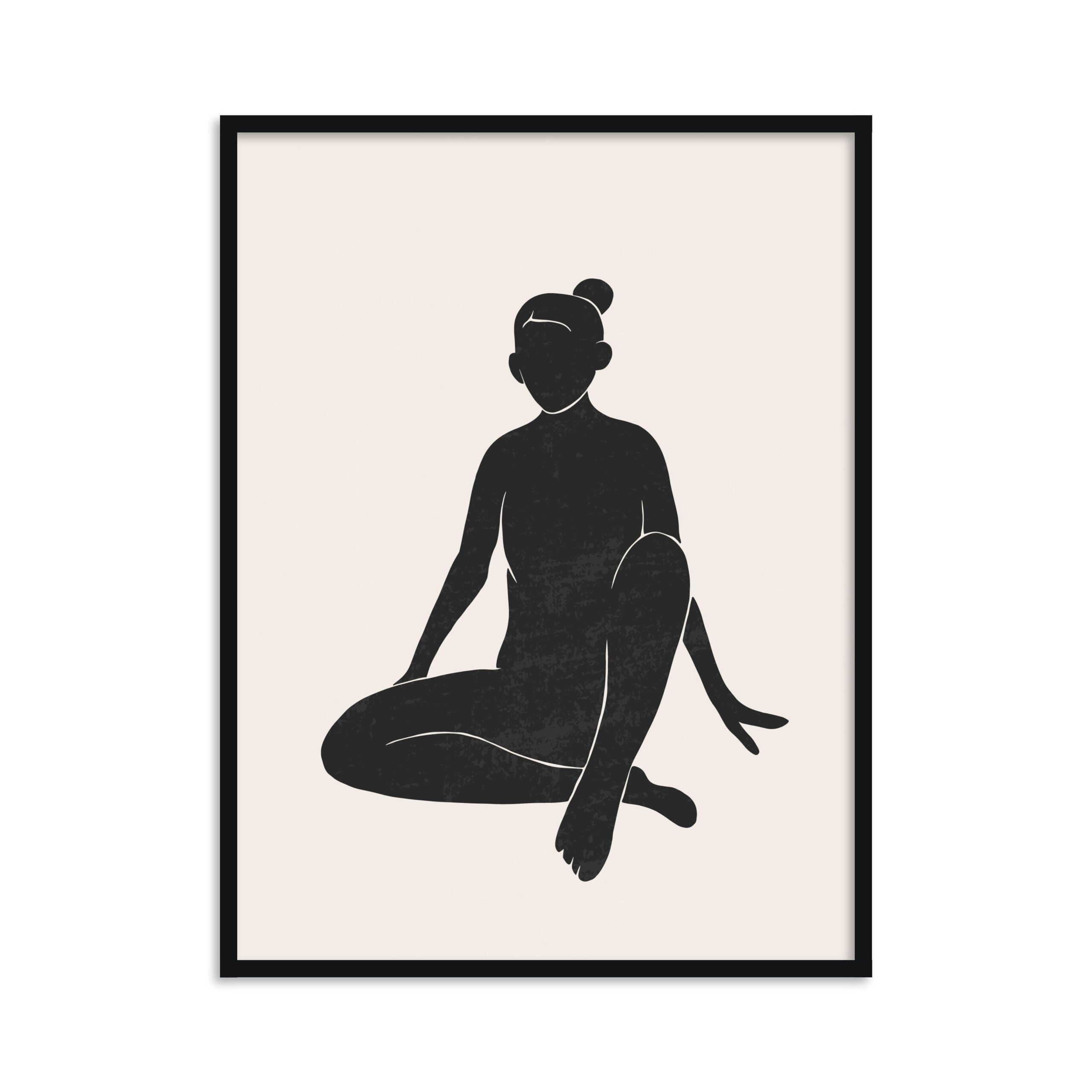 Abstract Painting Framed Wall Art For Living Room Bedroom and Home Decor-Surmise III