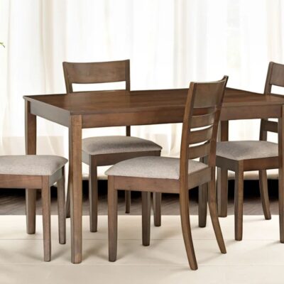 Royaloak Penang Malaysian Wooden Dining Set 4 Seater