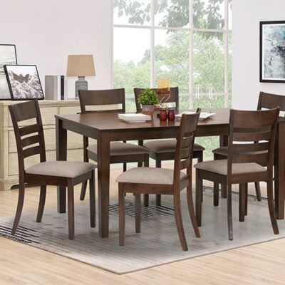 Royaloak Penang Malaysian Wooden Six Seater Dining Set
