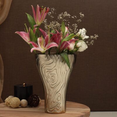 Perrenial Flower Vase | Gold Finished