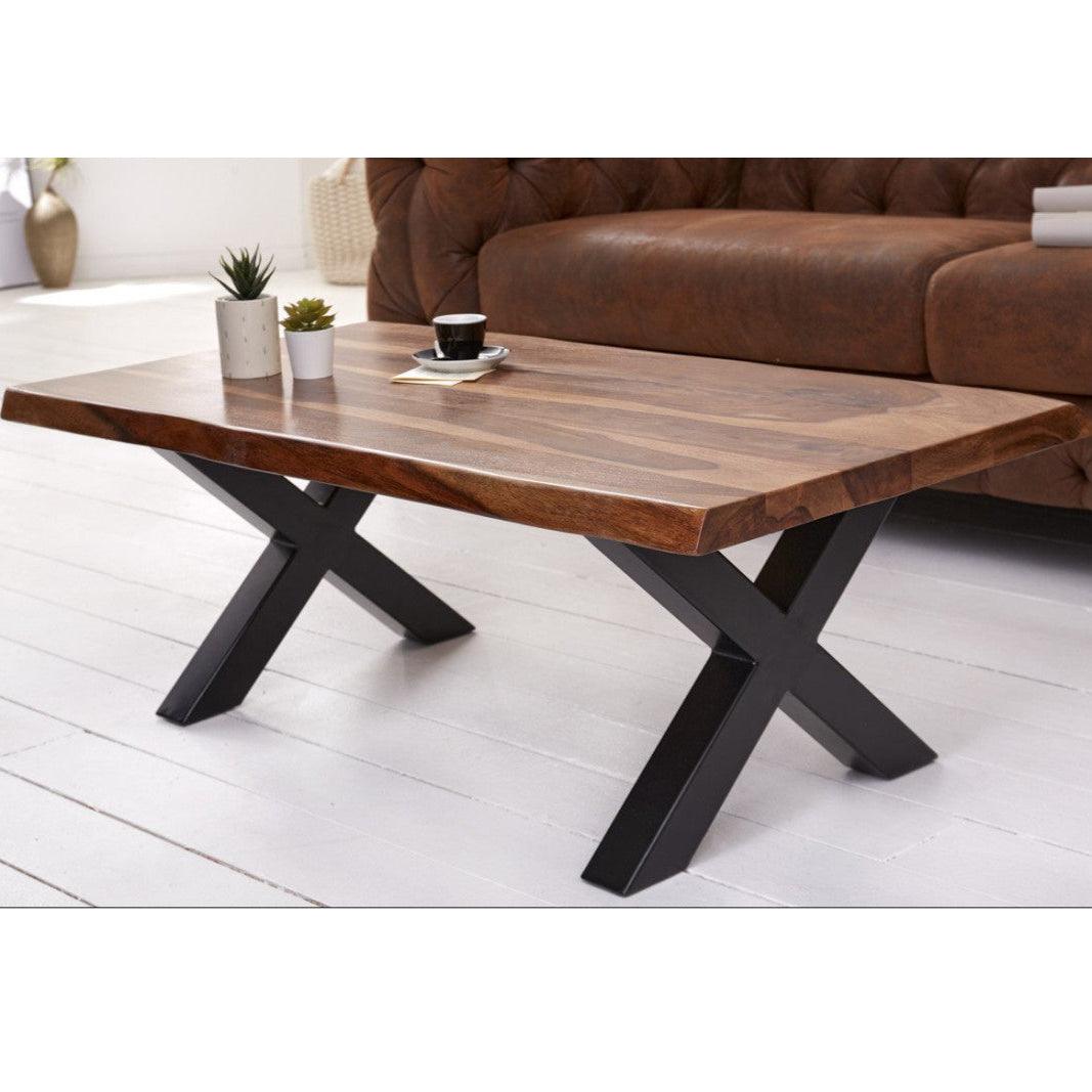 Fremont Sheesham Wood Coffee Table for Living Room | Sofa Center Table